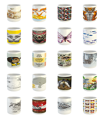 #ad Ambesonne Animal Wildlife Ceramic Coffee Mug Cup for Water Tea Drinks 11 oz $17.99