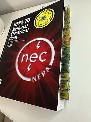 #ad 2020 NEC NFPA 70 National Electrical Code Book INDEXPre Tabs Brand NEW BEAUTIFUL $145.00