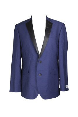 #ad Kenneth Cole Reaction Blue Slim Fit Sport Coat 38R $56.99