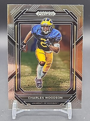#ad #ad Charles Woodson 2023 Prizm Draft Base Set #23 Michigan Wolverines $1.69