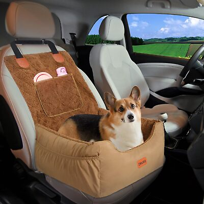 #ad Dog Car Seat for Small Dogs up to 25 lbs: Detachable Pet Car Seat for Front B... $42.84