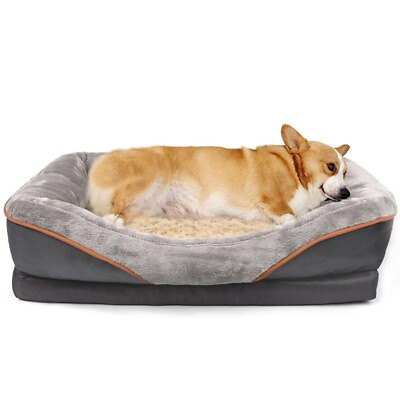 #ad #ad Memory Foam Dog Bed Small Orthopedic Dog Bed amp; Sofa with Removable Cover $36.99