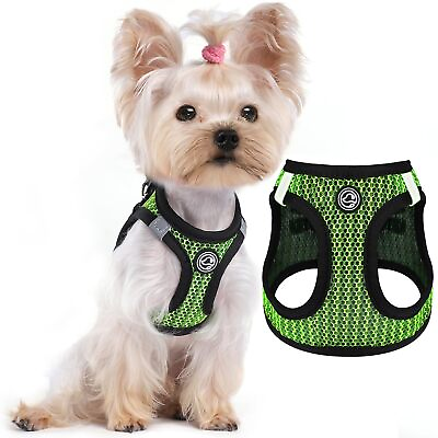#ad XXSmall Dog Harness Step in Dog Harness Air Mesh Puppy Harness for Small ... $20.08