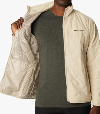 #ad Mens Columbia Birchwood Omni Heat Thermal Reflective Spring Jacket Sz XL $59.99