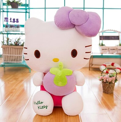 #ad Hello Kitty Plush Toys Cute Soft Doll Toys Birthday Gifts for Girls 30CM Pur $15.00