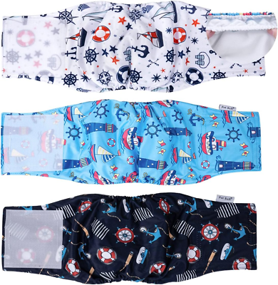 #ad Dog Belly Bands Washable Male Dog Diapers Belly Band for Male Dogs Reusable Ma $18.65