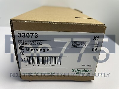 #ad New Schneider 33073 Micrologic 6.0A In Box Expedited ShippingControl unit brand $612.40