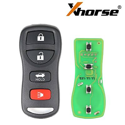 #ad 5x Xhorse XKNI00EN Wire Remote Key Nissan Separate 4 Buttons English Version $34.95