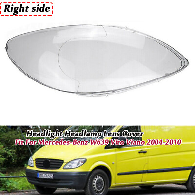 #ad For Mercedes Benz Right Side Headlight Headlamp Lens Cover W639 Vito Viano 04 10 $30.90