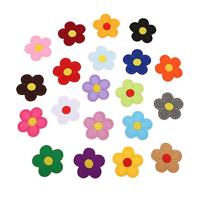 #ad Sunflower Iron On Patches 20pcs Embroidered Colorful Small Colorful On Applique $9.15