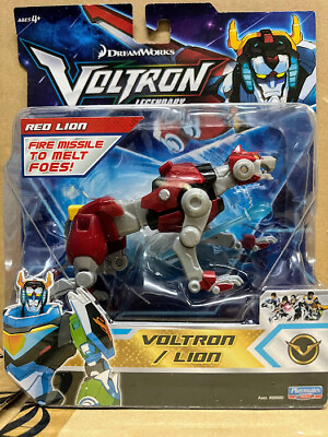 #ad Playmates Voltron Series Red Lion Action Figure Fire Missles to melt Foes $14.50