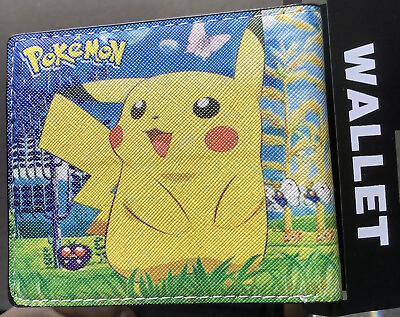 #ad Cute Pokemon Pikachu wallet unisex Multicolor Bifold Wallet new $19.00