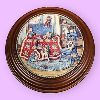#ad Hide amp; Seek Cozy Country Corners Collector Plate Hannah Hollister Ingmire 1991 $9.99