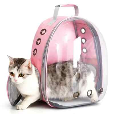 #ad Pet Cat Dog Carrier Bubble Backpack Expandable Travel Bag Multiple Colours $30.00