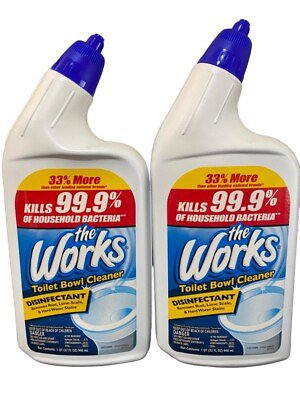 #ad THE WORKS TOILET BOWL CLEANER 32oz 2 PK FAST FREE SHIPPING ‼️‼️ $12.95