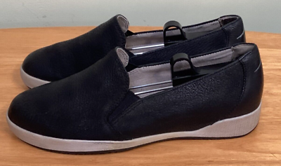 #ad DANSKO Odina Textured Nubuck Leather Slip On Black US 6.5 8 EU 37 Sneaker Shoe $25.00