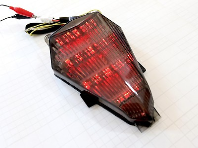 #ad #ad Integrated LED Rear Tail Light Brake Turn Signals For 2006 2016 2012 YZF R6 R6 $32.18