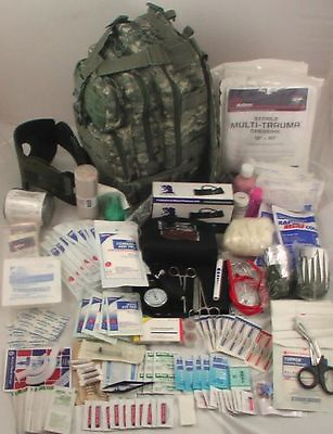 #ad LEVEL 3 MILITARY FIRST AID SURVIVOR TACTICAL TRAUMA MEDICAL EMERGENCY KIT NEW $180.99