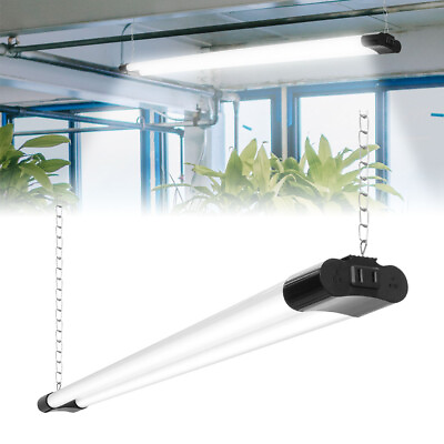 #ad 1 PACK 4FT LED SHOP LIGHT 6500K Daylight Fixture Utility Ceiling Lights Garage $18.99