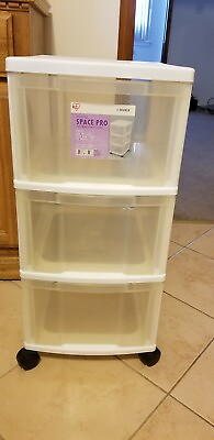 #ad Mini Chest Space Pro with removable casters 3 drawer. $20.00