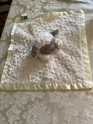 #ad Mary Meyer Sheep Lamb Lovey Security Blanket Baby Plush Soft Satiny Toy 13quot; $14.85