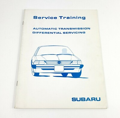 #ad Subaru Service Training Automatic Transmission Differential Service 1980 MSA 450 $19.99