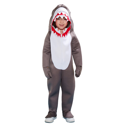 #ad Kids Animal Jumpsuit Shark Cosplay Halloween Costume Party Outfit Fancy Dress $24.99