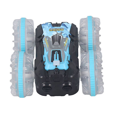 #ad New Amphibious RC Car 2.4G Wireless 4WD Remote Control Stunt Car Toy For Kids $27.08