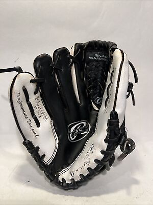 #ad Rawlings PL10WM 10in Glove Mitt Left Hand Thrower Black And White $15.78