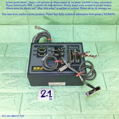 #ad Parker Compumotor 6K2 Servo Stepper ControllerPLUGs as photo sn:Rando FedEx. $599.70