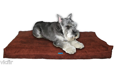 #ad Shredded Memory Foam Orthopedic Dog Bed for Medium Dogs37quot;x27quot;Brown Microfiber $72.99