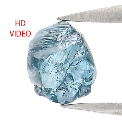 #ad 0.70 CT Natural Loose Crystal Shape Rough 4.85 MM Blue Color Diamond NQ2007 $179.00