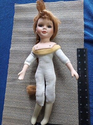 #ad Bisque girl Doll 16quot; Stamped and porcelain $20.00