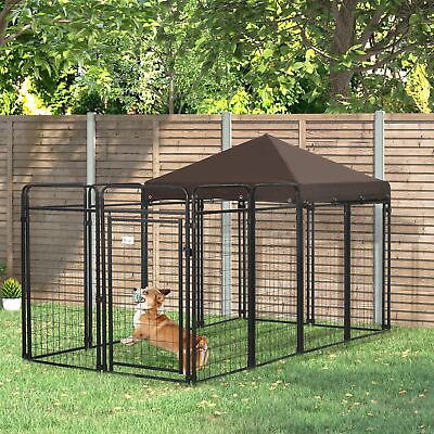 #ad PawHut Dog Playpen Outdoor with Extended Run for Large amp; Medium Dogs $269.99