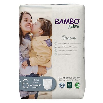 #ad Bambo Nature Dream Toddler Toddler Training Pants Size 6 Over 40 lbs. 19 Ct $22.99