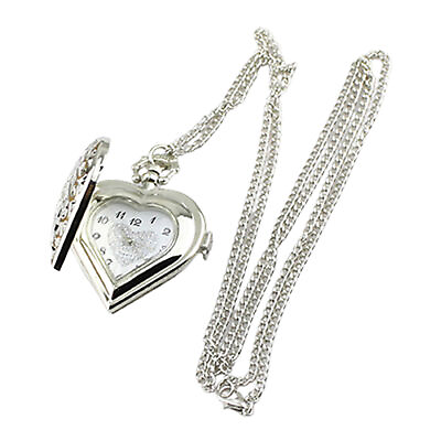 #ad Pocket Watch Long Chain Retro Alloy Vintage Pocket Watch Small $8.99
