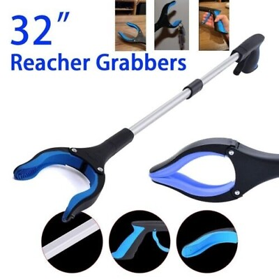 #ad Heavy Duty Grabber Tool Industrial Pick Up Stick Hand Grip Reach Trash Reacher $7.99
