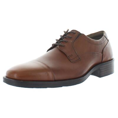 #ad Johnston amp; Murphy Mens Lancaster Tan Oxfords Shoes 10.5 Medium D BHFO 4083 $115.99