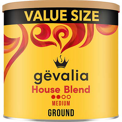 #ad Gevalia House Blend Medium Roast Ground Coffee 30.8 oz Canister $16.57