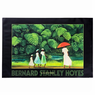 #ad Vintage 2002 Bernard Stanley Hoyes quot;Daughtersquot; Lithographic Poster Print Jamaica $98.00
