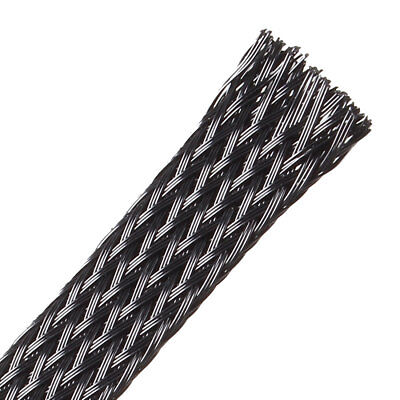 #ad PET Cord Protector 16.5Ft 8mm Wire Loom Cable Sleeve for OD 8 14mm Line Black AU $14.75