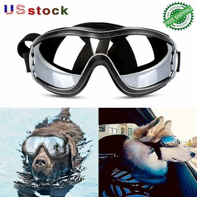 NEW Dog Goggles Sunglasses Windproof UV Protection For Medium Large Dogs Glasses $10.79