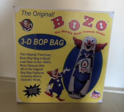 #ad The Original 46quot; Bozo 3 D Bop Bag Super fun $24.99