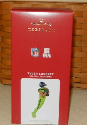 #ad Hallmark Tyler Lockett Seattle Seahawks NFL Football Keepsake Ornament 2021 $29.95