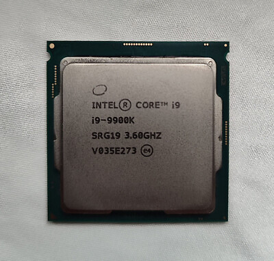 #ad Intel Core i9 9900K 3.6ghz 8 core 16 thread lga1151 CPU processor $468.00