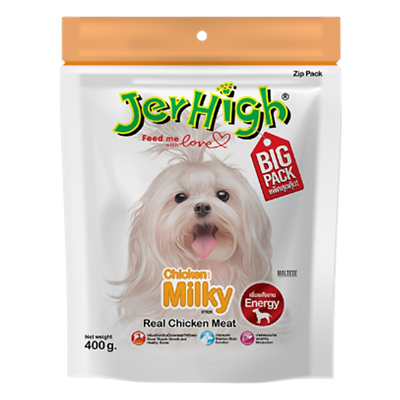 #ad JerHigh Dog Stick Snack Chicken Meat Milky Energy Protein Vitamin Healthy 400g. $43.99