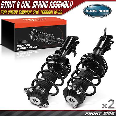 #ad 2xFront Left amp; Right Complete Strut amp; Coil Spring Assembly for Chevy Equinox GMC $225.99