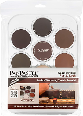 #ad Colorfin PanPastel Ultra Soft Artist Pastel Set 9ml Weathering Rust Earth 7 $61.67