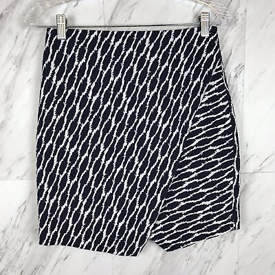 #ad Ann Taylor Loft Ikat Faux Wrap Pencil Skirt Size XS Career Business Work Office $19.99