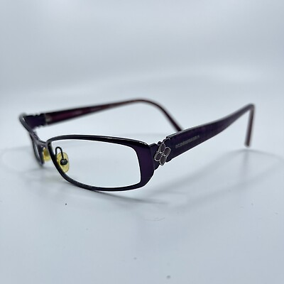 #ad Bcbgmaxazria Eyeglasses Frame Samanta Egg 53 17 130mm Purple H6849 $33.98